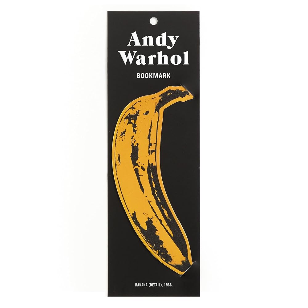 Warhol Banana Shaped Bookmark cover image