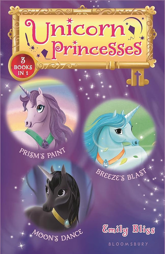 Unicorn Princesses Bind-up Books 4-6: Prism's Paint, Breeze's Blast, and Moon's Dance cover image