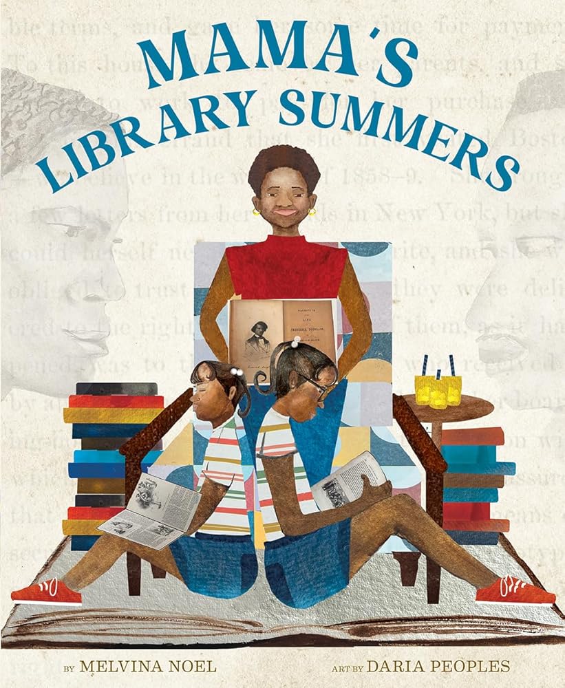 Mama's Library Summers: A Picture Book cover image