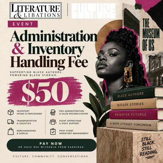 CultureCon 2026 Author Administration &amp; Inventory Handling Fee