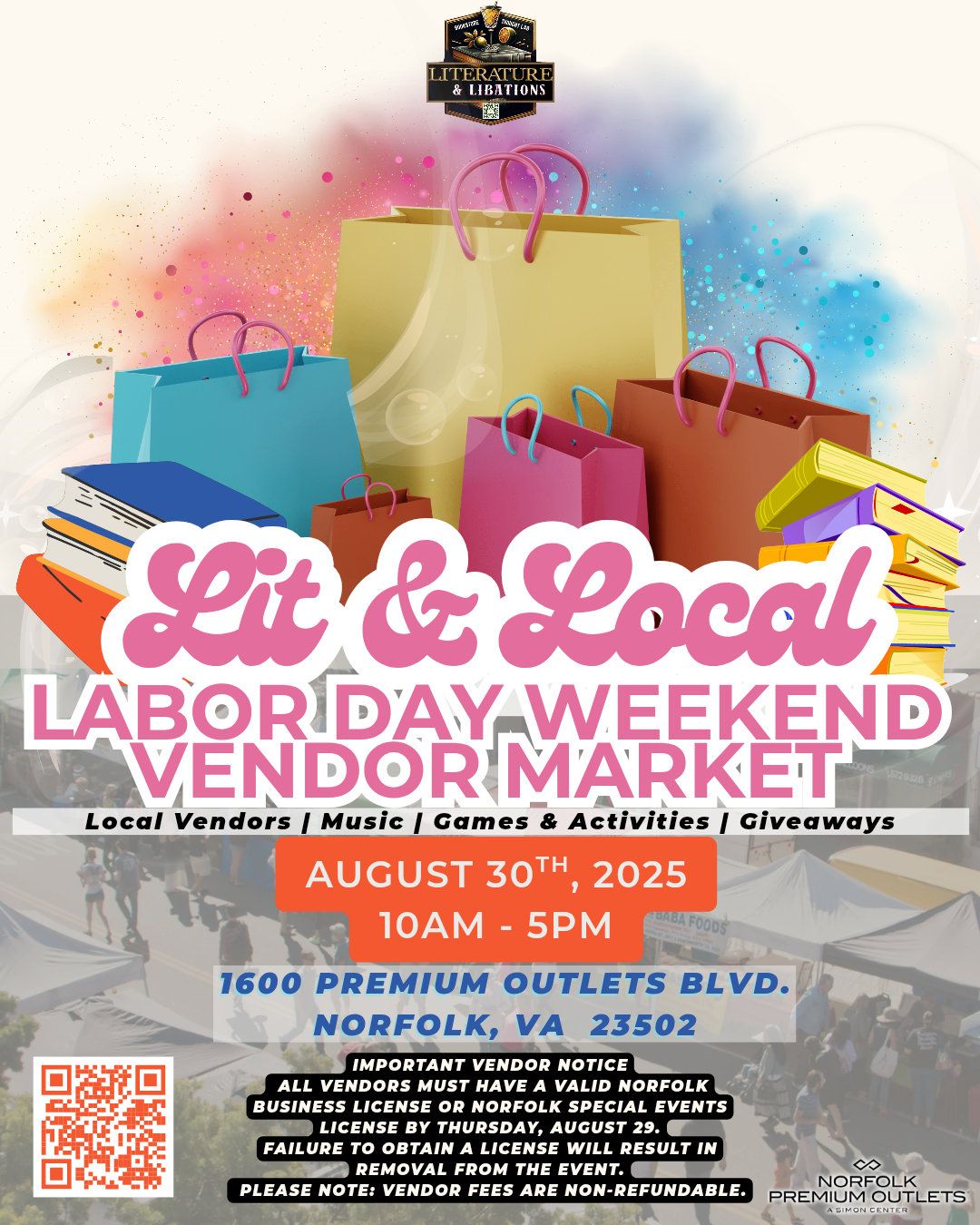 Lit & Local Vendor Market (Vendor Payment Link)